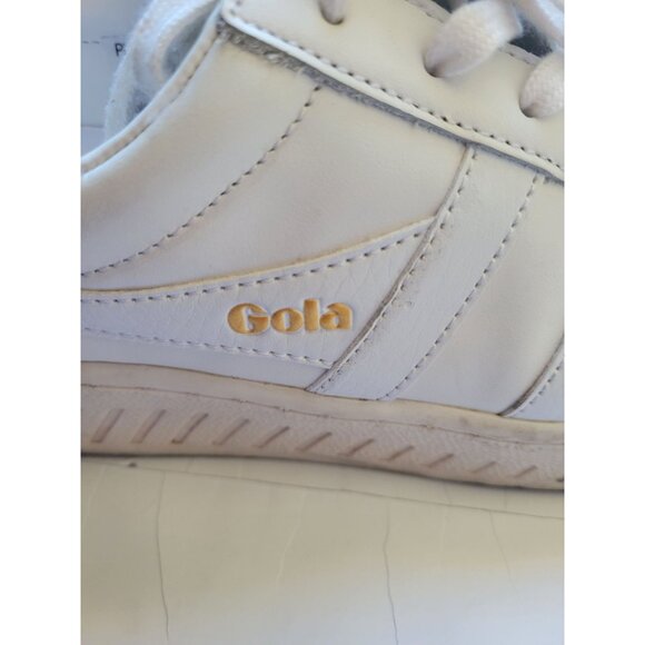 Gola Grandslam Leather Sneakers Size 7.5  Casual Everyday Wear Chic Timeless - Picture 3 of 8